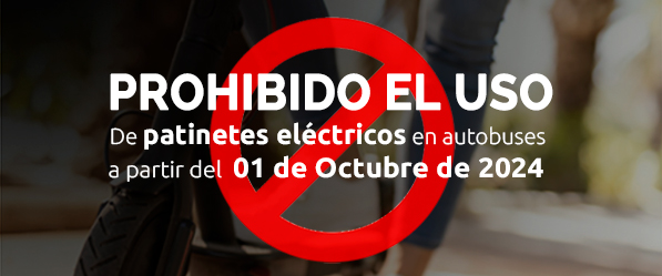 Prohibición uso patinetes eléctricos